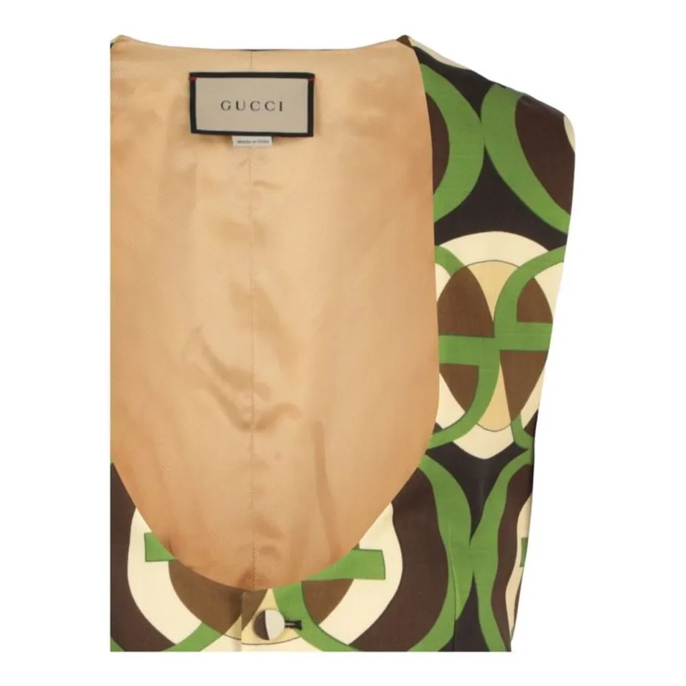 Gucci G Pattern Vest Multi Mens